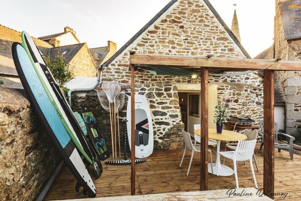 Ty Ar Mor Maison De La Mer, A 40 M De La Plage Saint-Michel-en-Grève Exterior foto
