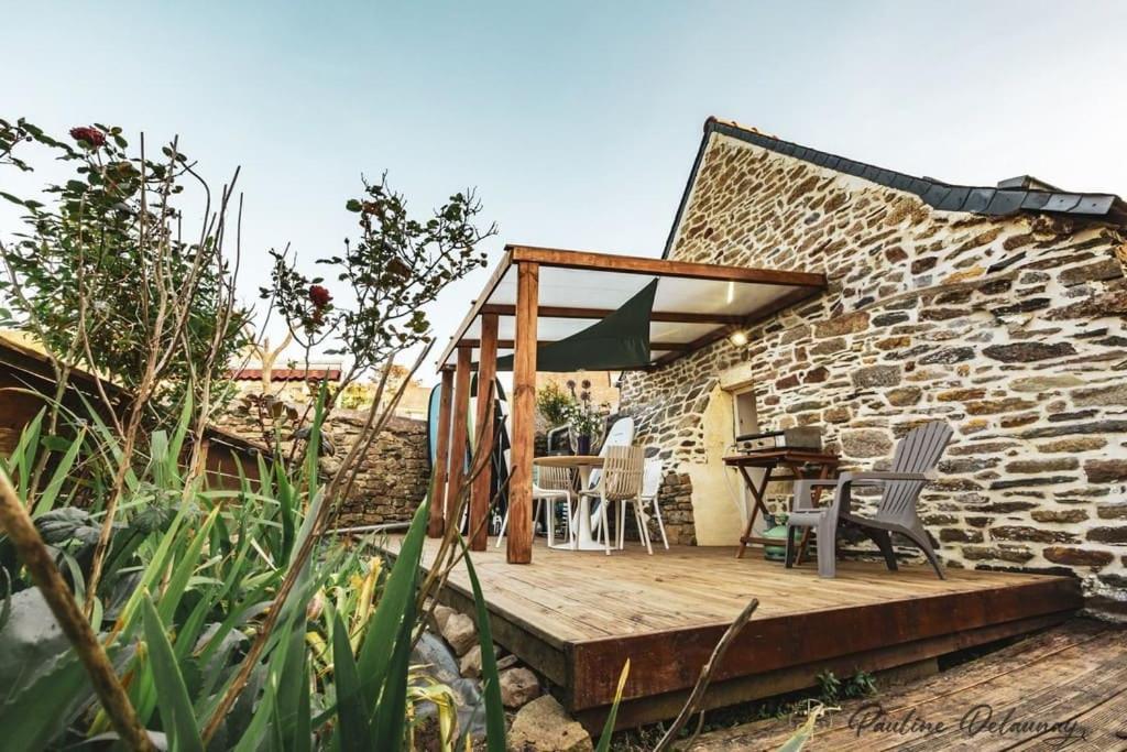 Ty Ar Mor Maison De La Mer, A 40 M De La Plage Saint-Michel-en-Grève Exterior foto